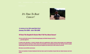 Itstimetobeatcancer.weebly.com thumbnail