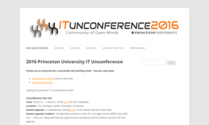 Itunconference2016.princeton.edu thumbnail