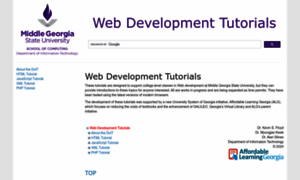 Itwebtutorials.mga.edu thumbnail