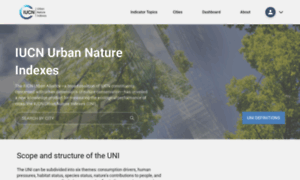 Iucnurbannatureindexes.org thumbnail