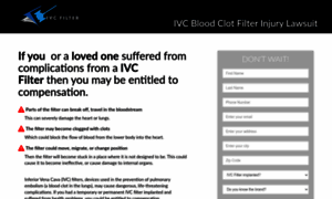 Ivcfilterhelpnow.com thumbnail