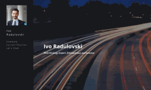 Ivo-radulovski.strikingly.com thumbnail