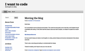 Iwanttocode.wordpress.com thumbnail
