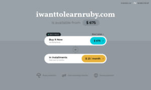 Iwanttolearnruby.com thumbnail