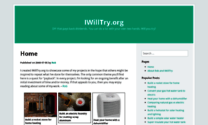 Iwilltry.org thumbnail