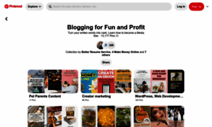 Iwriteaboutblogging.com thumbnail