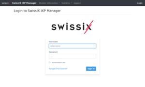 Ixpmanager.swissix.ch thumbnail