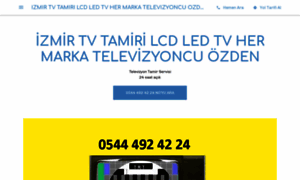 Izmir-tv-tamiri-lcd-led-tv-her-marka.business.site thumbnail