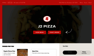 J2pizzamenu.com thumbnail