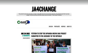 Ja4change.org thumbnail