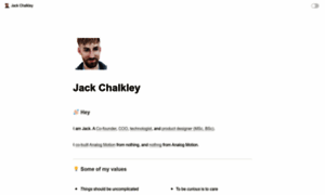 Jackchalkley.com thumbnail