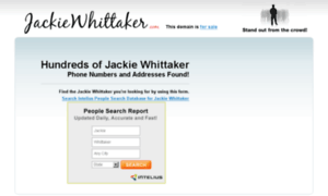 Jackiewhittaker.com thumbnail