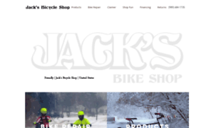 Jacksbikeshop.com thumbnail