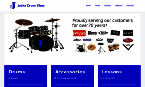 Jacksdrumshop.com thumbnail