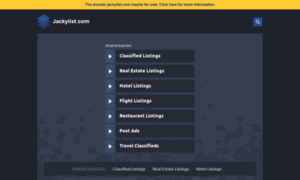 Jackylist.com thumbnail