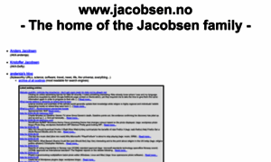 Jacobsen.no thumbnail
