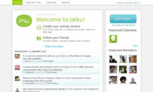 Jaiku.com thumbnail