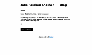 Jakeforaker.com thumbnail