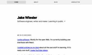 Jakewiesler.com thumbnail