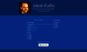 Jakobkallin.com thumbnail