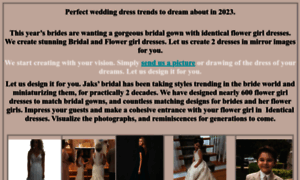 Jaksflowergirldresses.com thumbnail