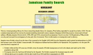 Jamaicanfamilysearch.com thumbnail