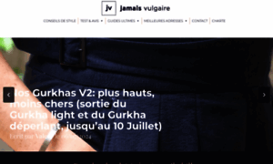 Jamaisvulgaire.com thumbnail