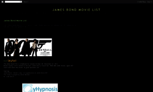 James-bond-movie-list.blogspot.com thumbnail