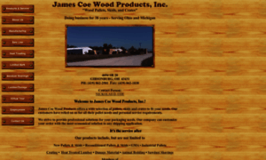 Jamescoewoodproducts.com thumbnail