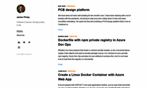 Jamesfinlay.io thumbnail