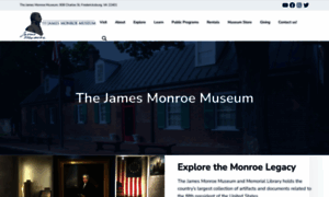 Jamesmonroemuseum.umw.edu thumbnail