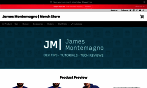 Jamesmontemagno.myspreadshop.com thumbnail