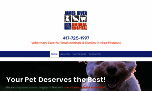 Jamesriveranimalhospital.com thumbnail