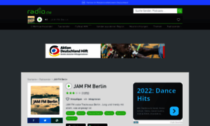 Jamfm.radio.de thumbnail