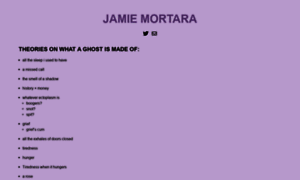 Jamiemortara.com thumbnail