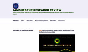 Jamshedpurresearchreview.com thumbnail