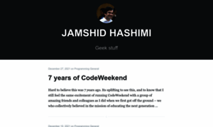 Jamshidhashimi.com thumbnail