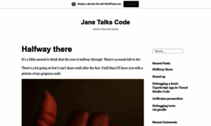 Janetalkscode.wordpress.com thumbnail