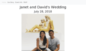 Janetdavidwedding.com thumbnail