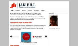 Janhillcopywriter.com thumbnail