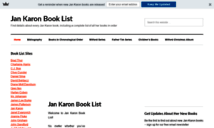 Jankaronbooklist.com thumbnail