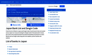 Japanbanklist.com thumbnail