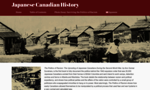 Japanesecanadianhistory.ca thumbnail