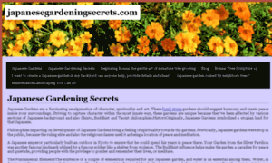 Japanesegardeningsecrets.com thumbnail