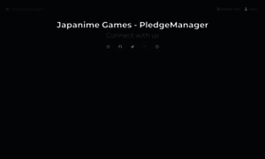 Japanimegames.pledgemanager.com thumbnail