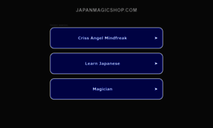 Japanmagicshop.com thumbnail