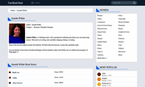 Jasinda-wilder.freenovelread.com thumbnail
