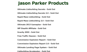 Jasonparkerproducts.com thumbnail