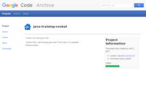 Java-training-venkat.googlecode.com thumbnail