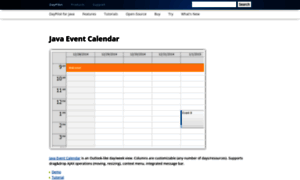 Java.daypilot.org thumbnail